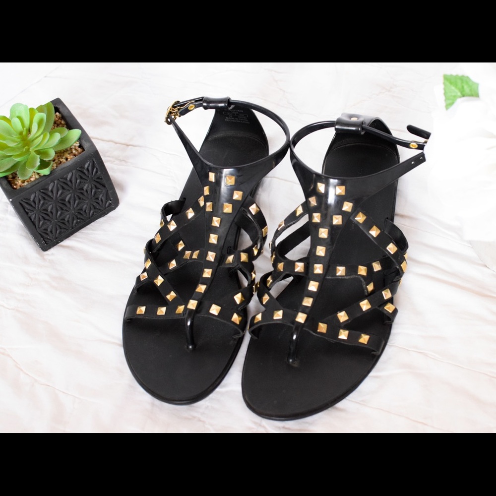 Zara Jelly Gladiator Sandals SZ 6.5